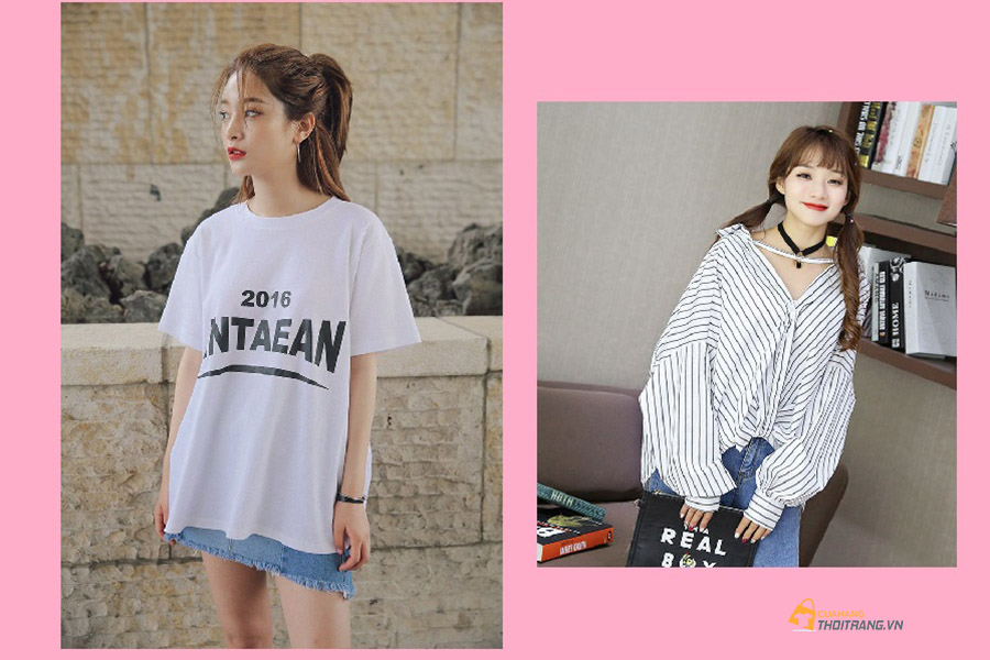 Áo Oversize: Mẫu áo 